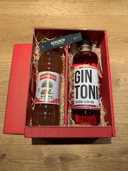 Amstutz Geschenk
Glühgin & Apfelsaft
(Postversand geeignet)